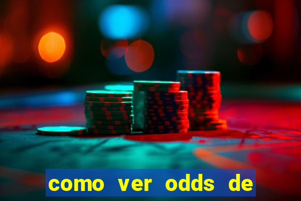 como ver odds de jogos passados